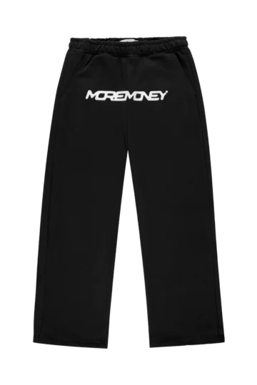 Jogginghose „More Money“ in Schwarz mit Logo